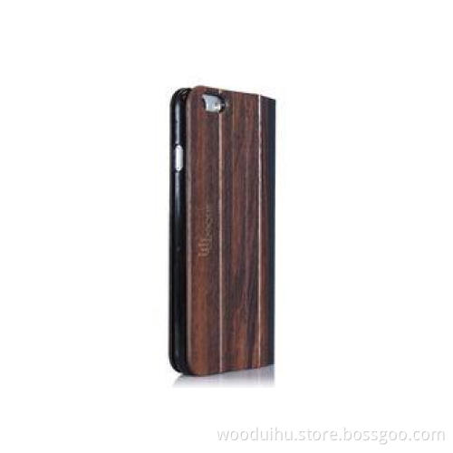 Luxury Green African Dois De Wood With Black PC Shell Cell